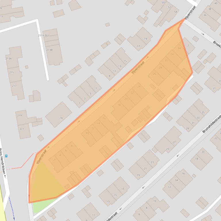 Kaart van postcodegebied 6443XM.