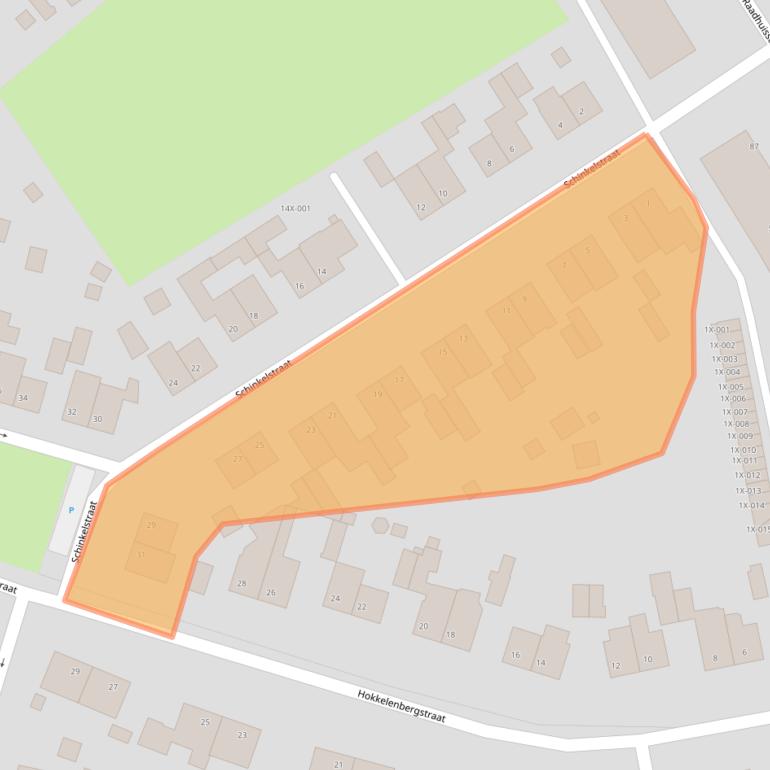 Kaart van postcodegebied 6444AC.