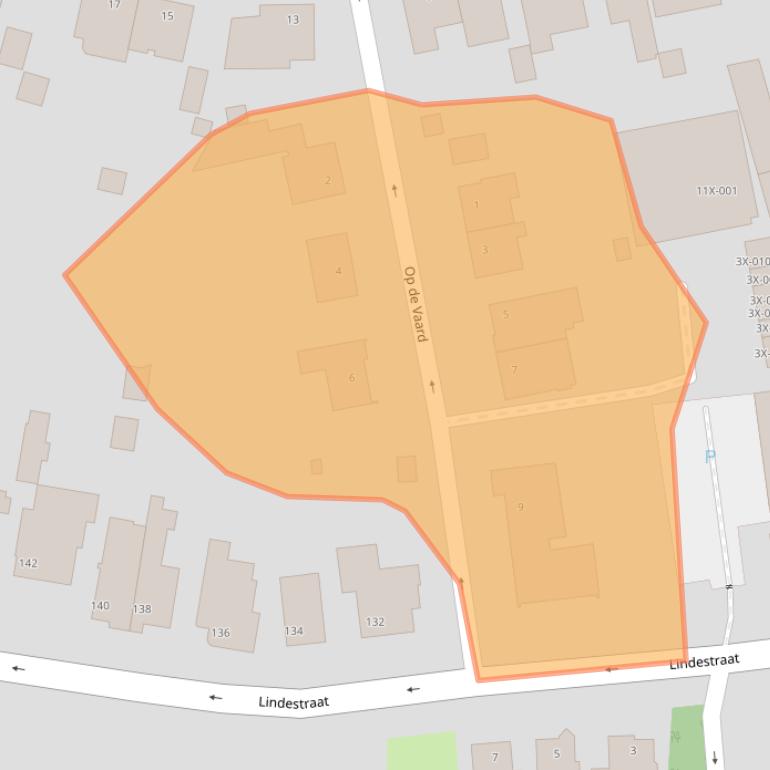 Kaart van postcodegebied 6444AH.