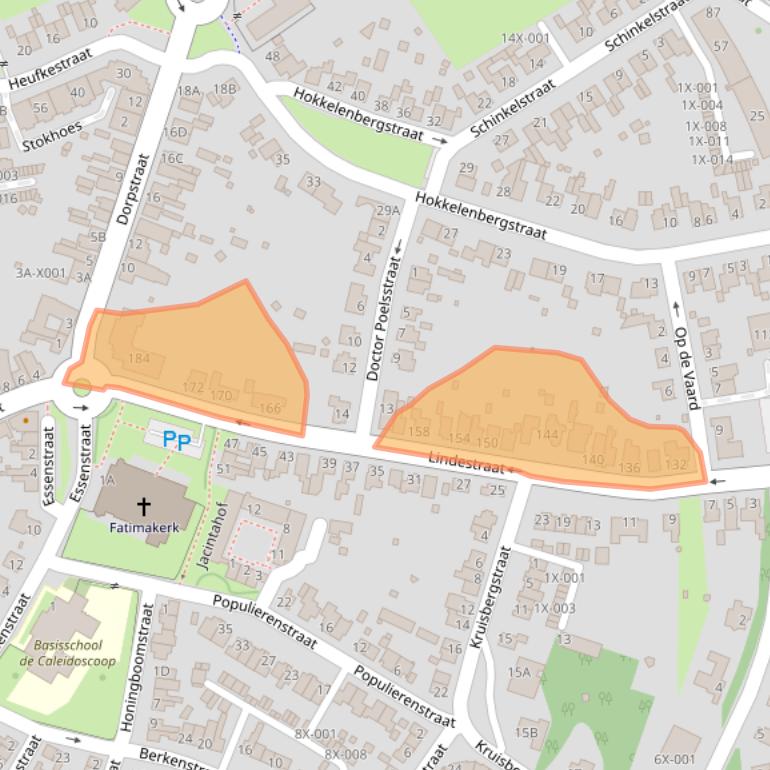 Kaart van postcodegebied 6444AS.