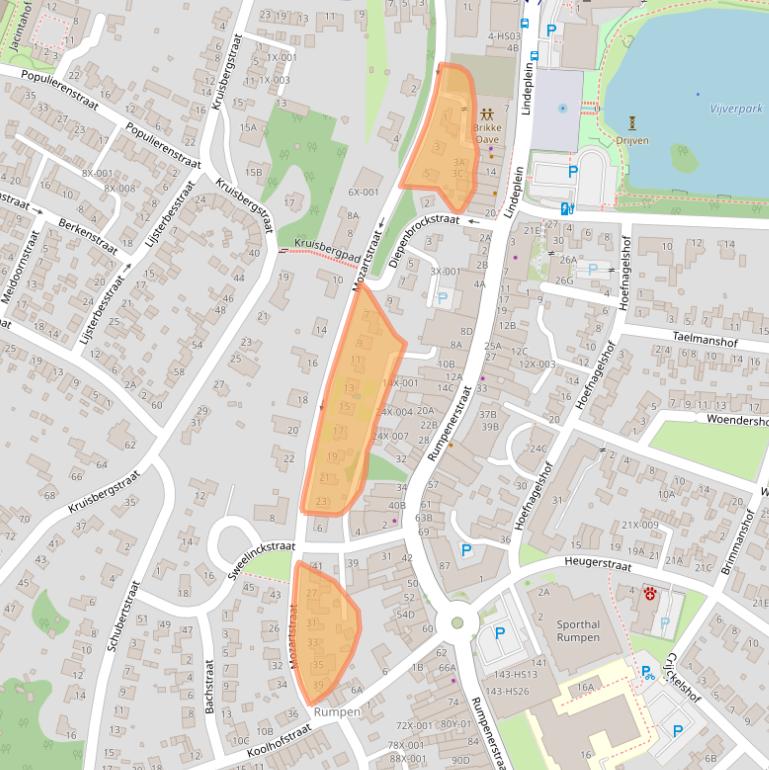 Kaart van postcodegebied 6444AV.