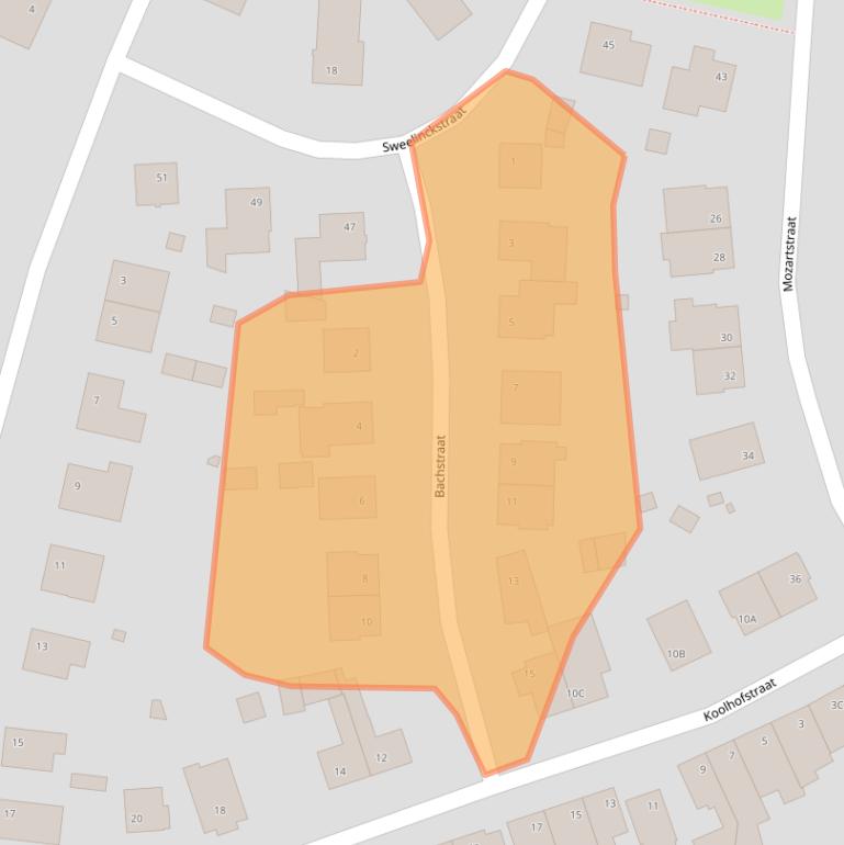 Kaart van postcodegebied 6444BA.