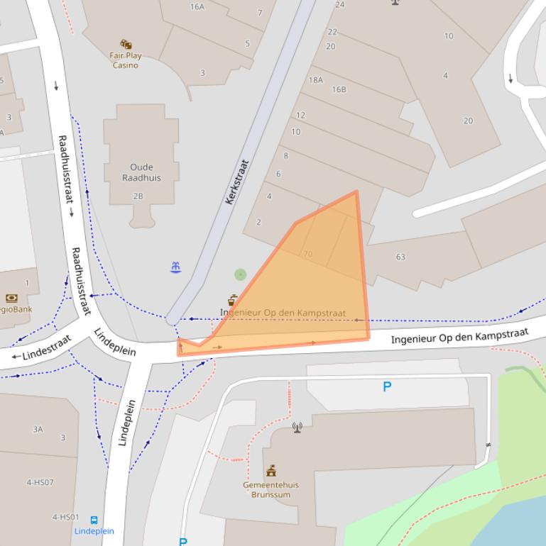 Kaart van postcodegebied 6444BZ.