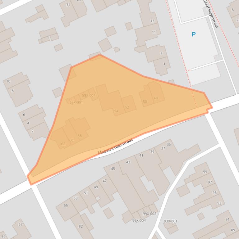 Kaart van postcodegebied 6444GH.