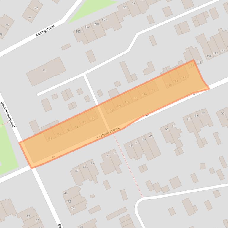 Kaart van postcodegebied 6444GV.