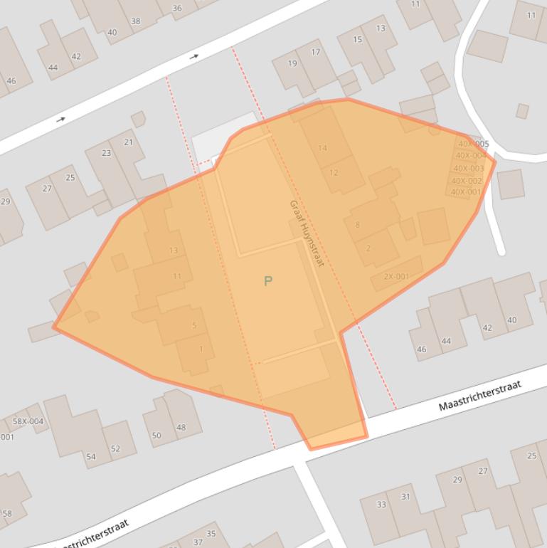 Kaart van postcodegebied 6444GZ.