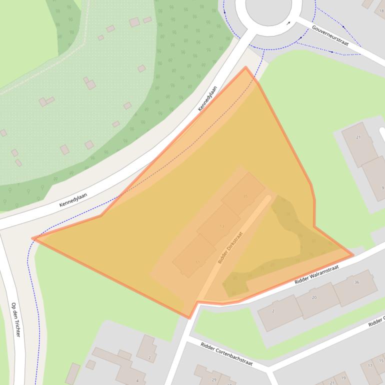 Kaart van postcodegebied 6444HV.