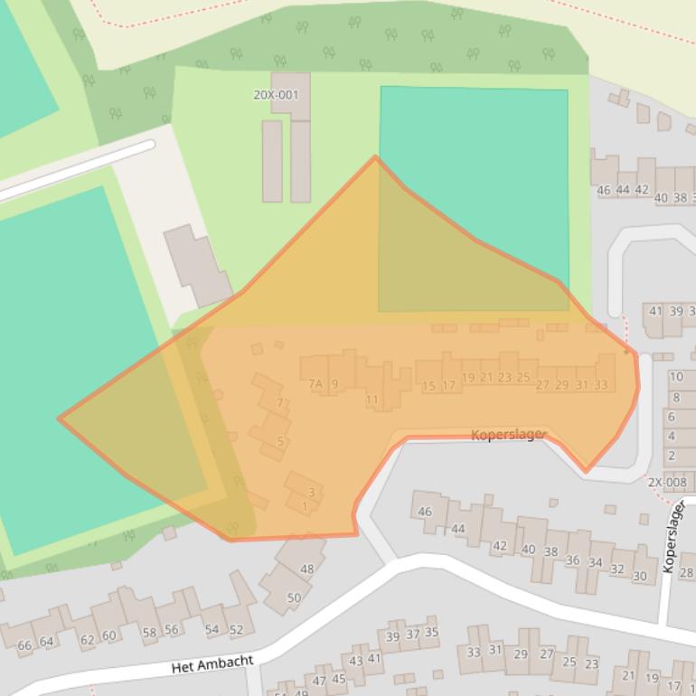 Kaart van postcodegebied 6444KH.
