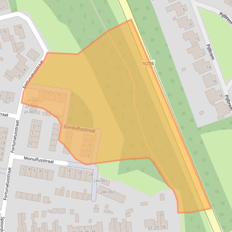 Kaart van postcodegebied 6444VB.