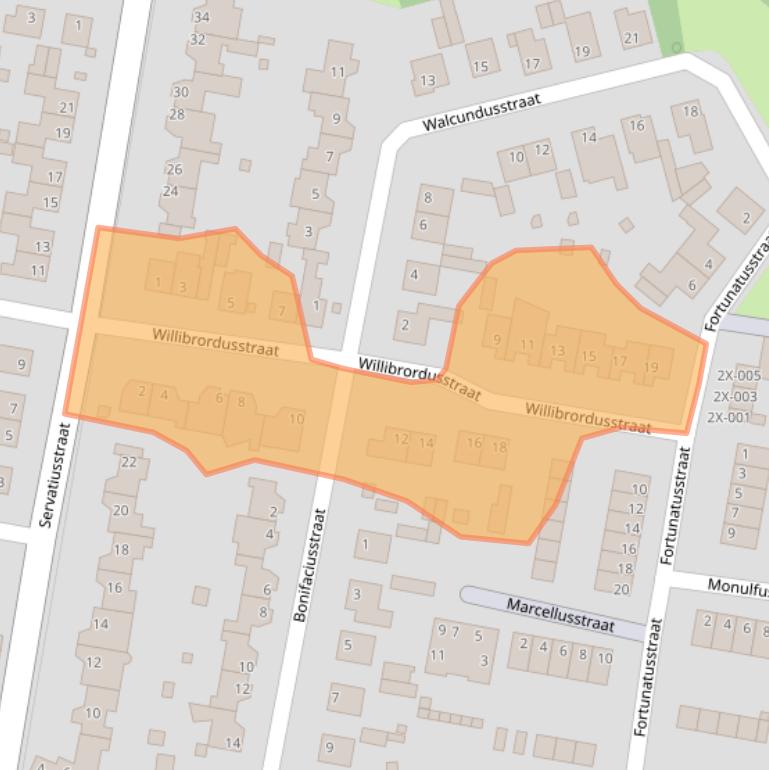 Kaart van postcodegebied 6444VH.