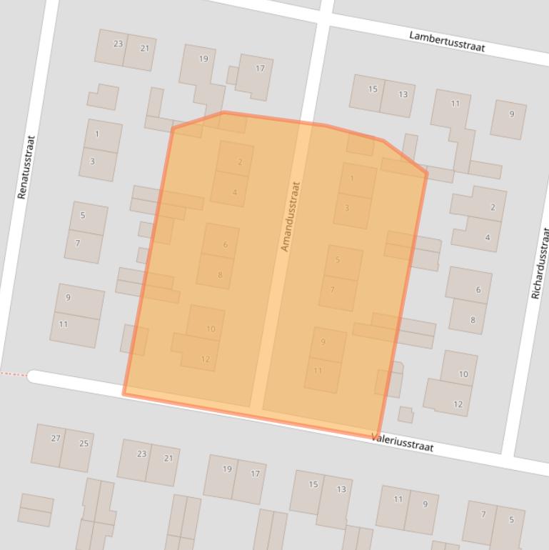 Kaart van postcodegebied 6444XC.