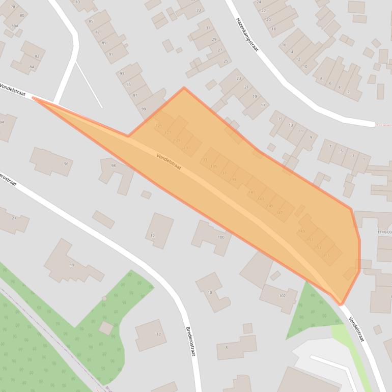 Kaart van postcodegebied 6445AJ.