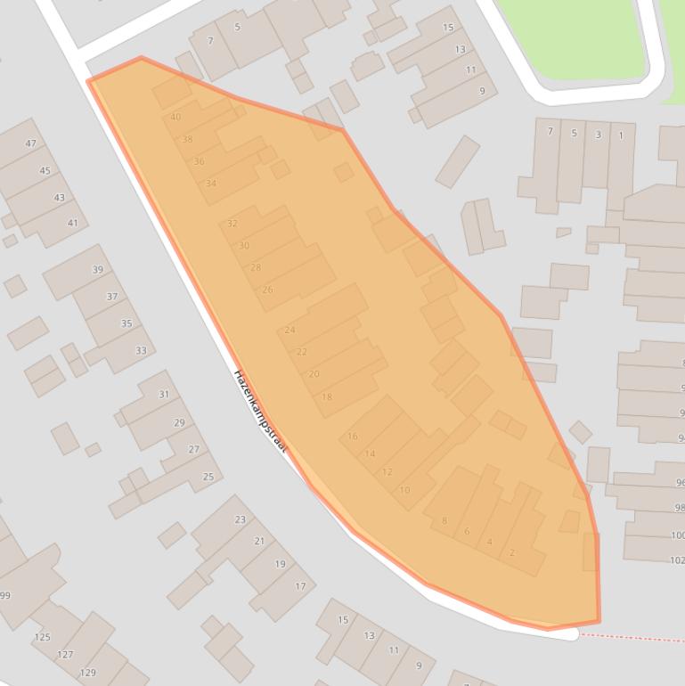 Kaart van postcodegebied 6445BN.