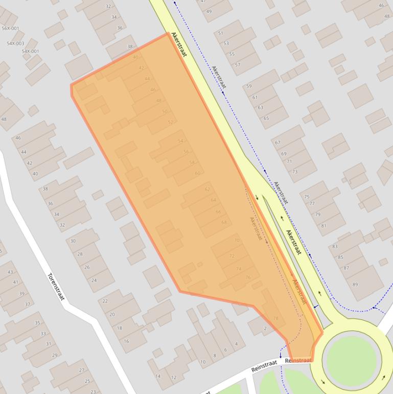 Kaart van postcodegebied 6445CS.