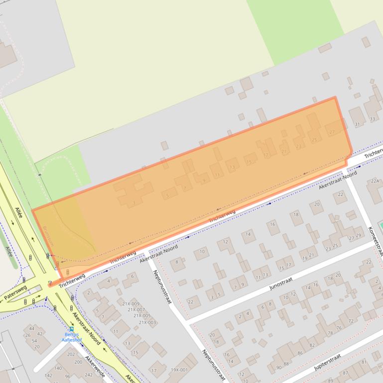 Kaart van postcodegebied 6446AM.