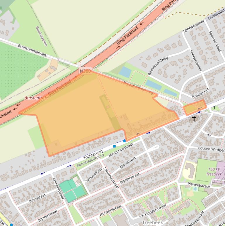 Kaart van postcodegebied 6446AP.