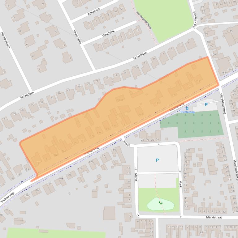 Kaart van postcodegebied 6446AS.