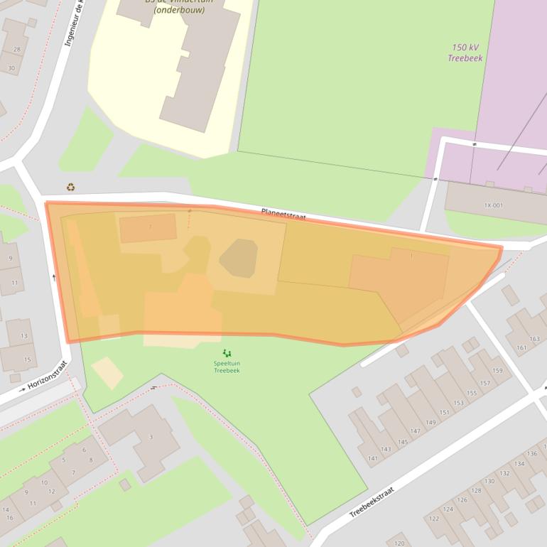 Kaart van postcodegebied 6446LA.