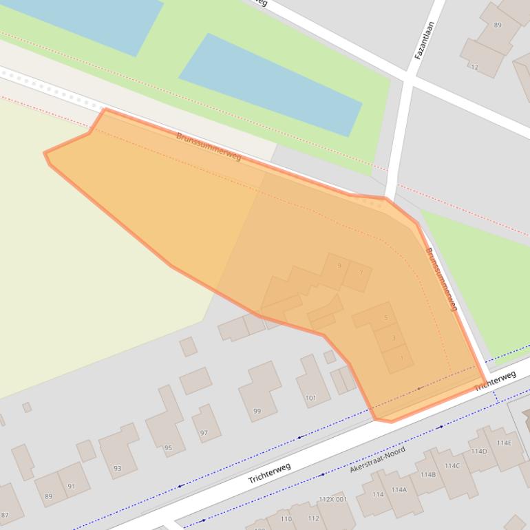 Kaart van postcodegebied 6446PX.