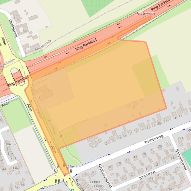 Kaart van postcodegebied 6446RA.