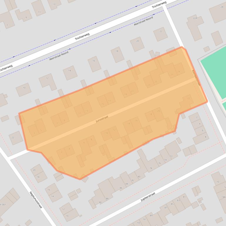 Kaart van postcodegebied 6446RG.