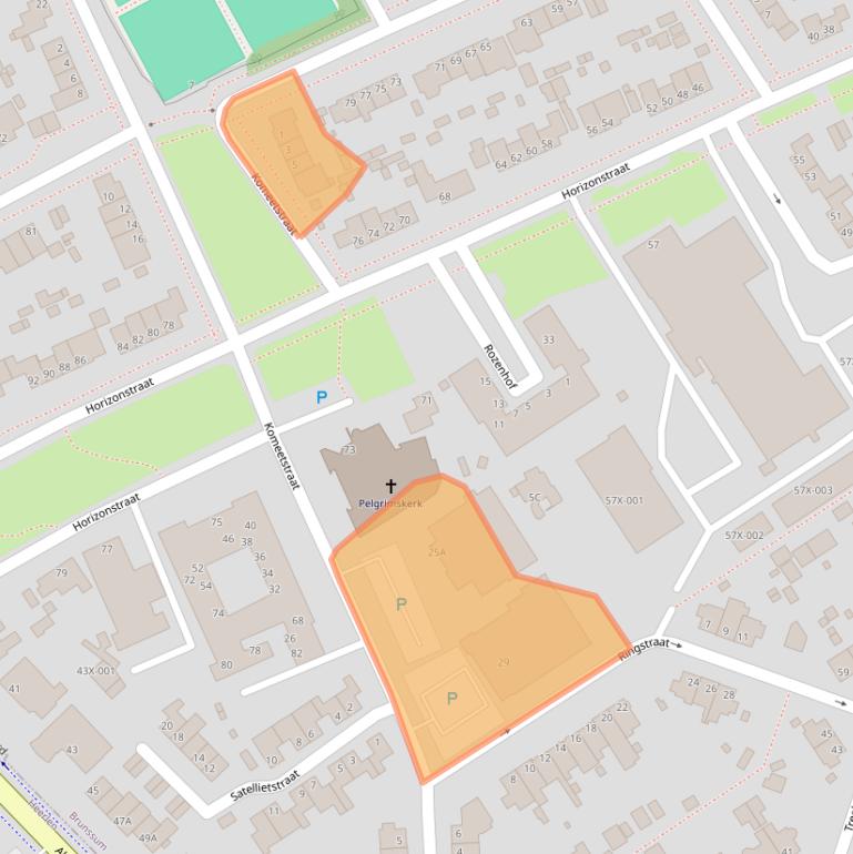 Kaart van postcodegebied 6446RH.