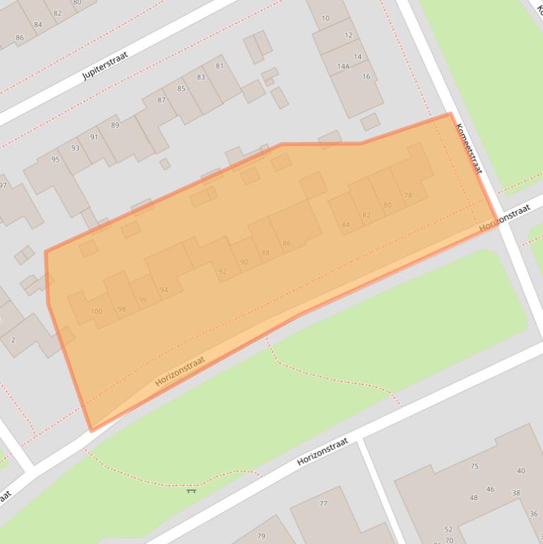 Kaart van postcodegebied 6446SH.