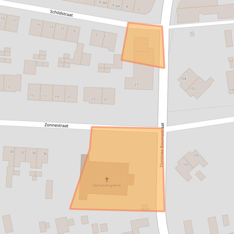 Kaart van postcodegebied 6446TJ.