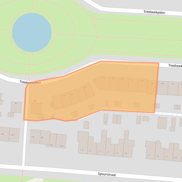 Kaart van postcodegebied 6446VE.