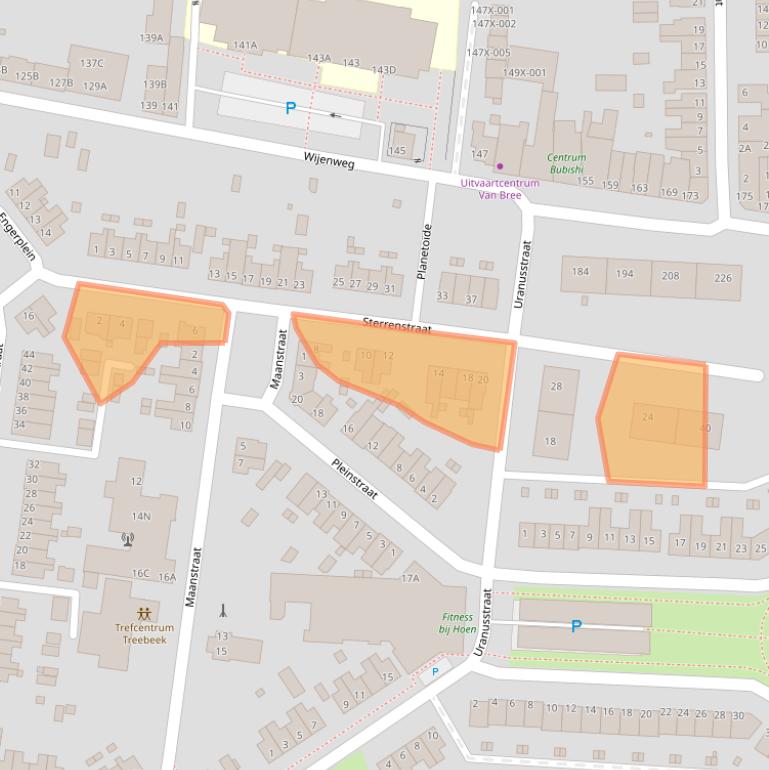 Kaart van postcodegebied 6446VP.