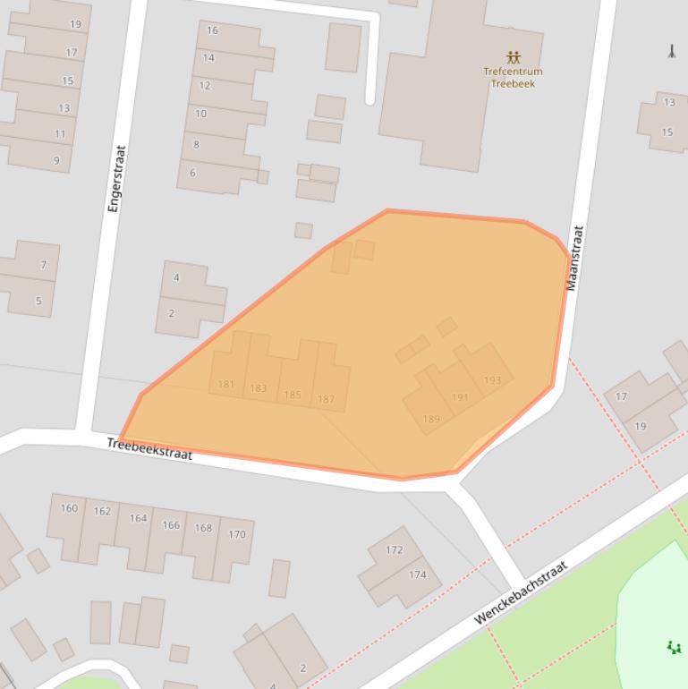 Kaart van postcodegebied 6446XT.