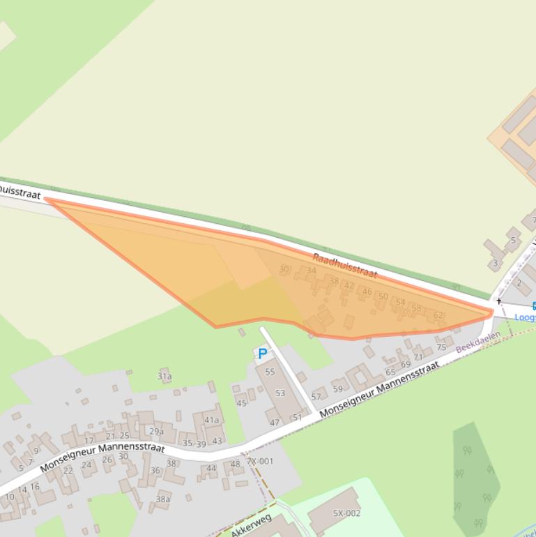 Kaart van postcodegebied 6447AS.