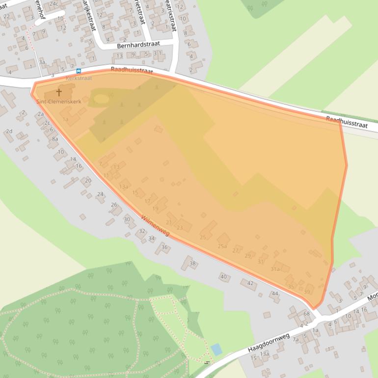 Kaart van postcodegebied 6447AW.