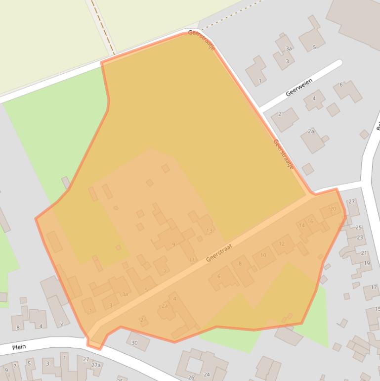 Kaart van postcodegebied 6447CB.