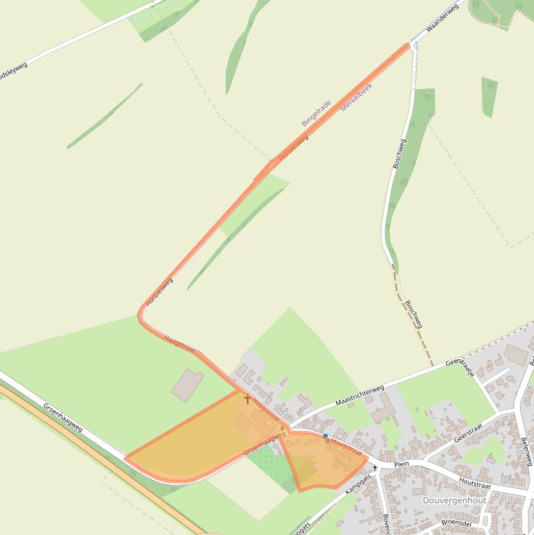 Kaart van postcodegebied 6447CH.