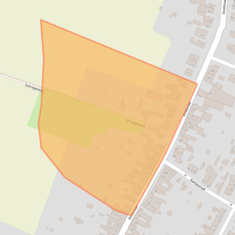 Kaart van postcodegebied 6451AB.