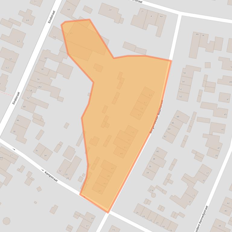 Kaart van postcodegebied 6451AN.