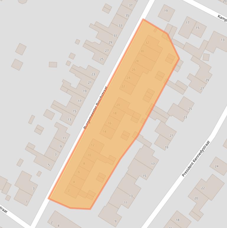 Kaart van postcodegebied 6451AP.