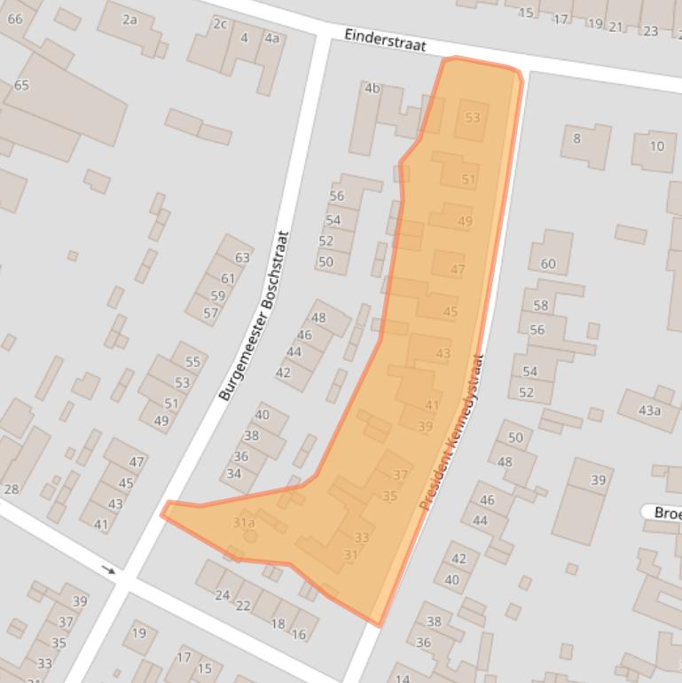 Kaart van postcodegebied 6451AT.