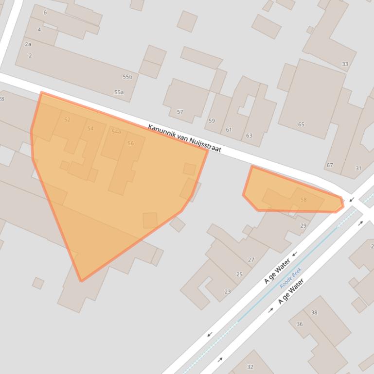 Kaart van postcodegebied 6451BD.