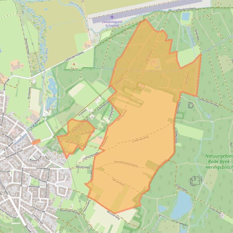 Kaart van postcodegebied 6451BP.