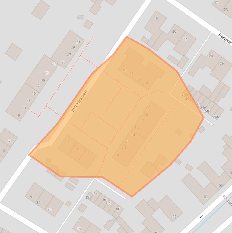 Kaart van postcodegebied 6451BV.