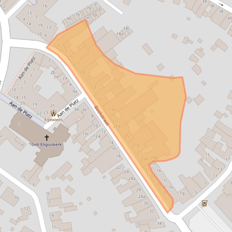 Kaart van postcodegebied 6451CA.