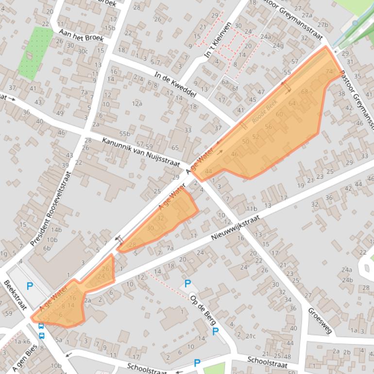 Kaart van postcodegebied 6451CD.