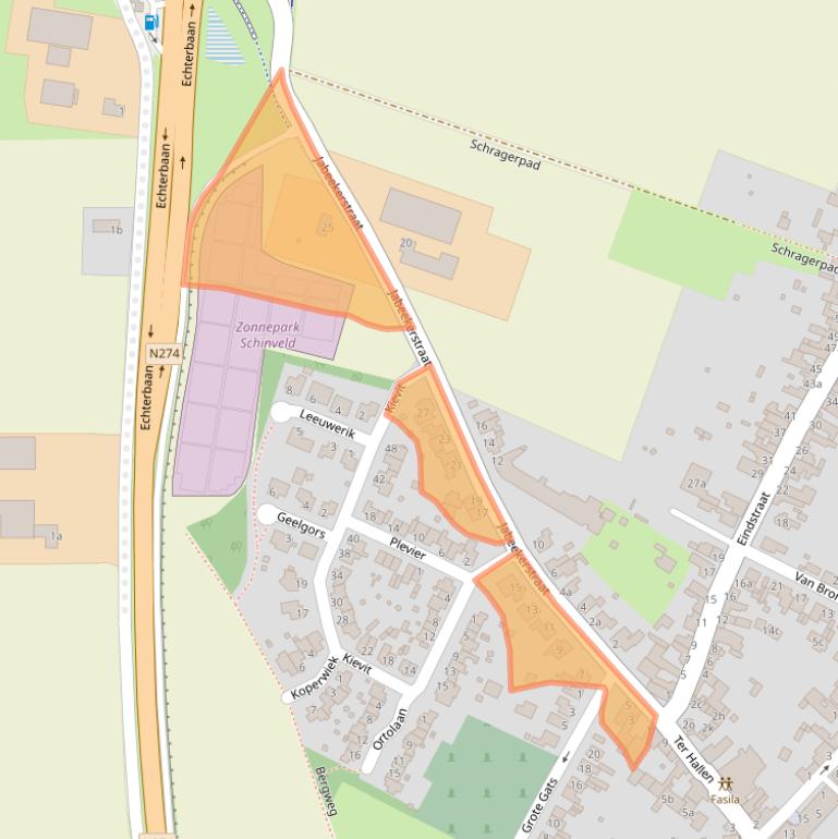 Kaart van postcodegebied 6451CG.