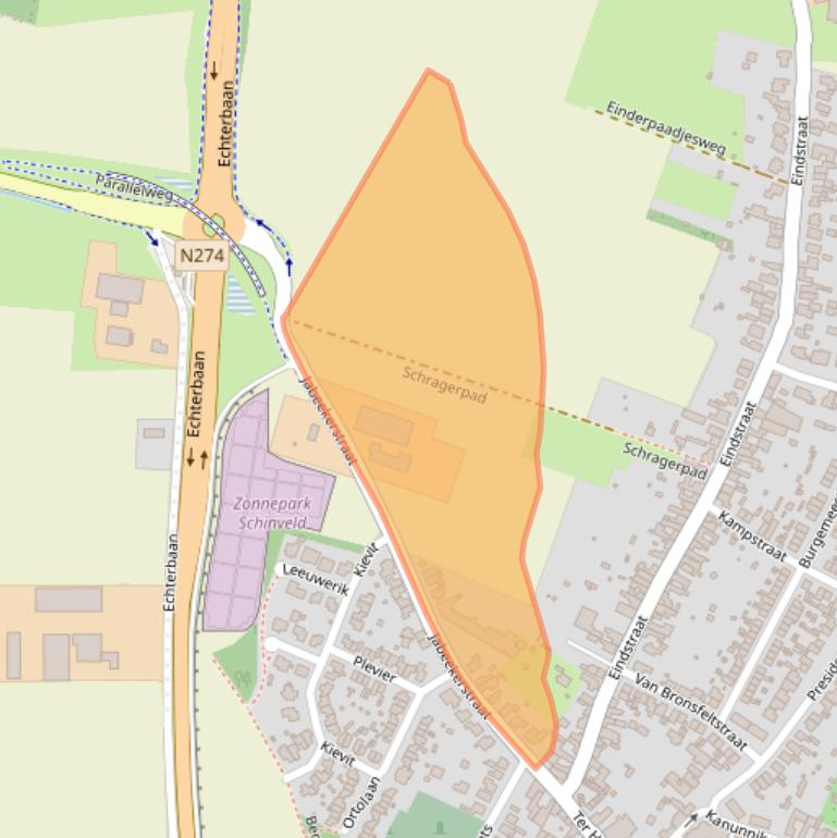 Kaart van postcodegebied 6451CH.