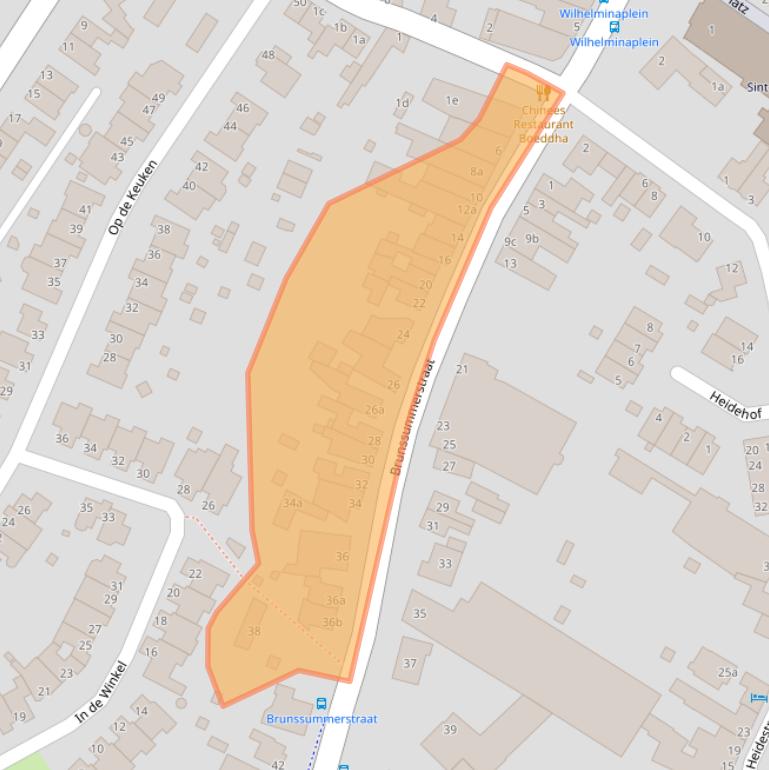 Kaart van postcodegebied 6451CS.