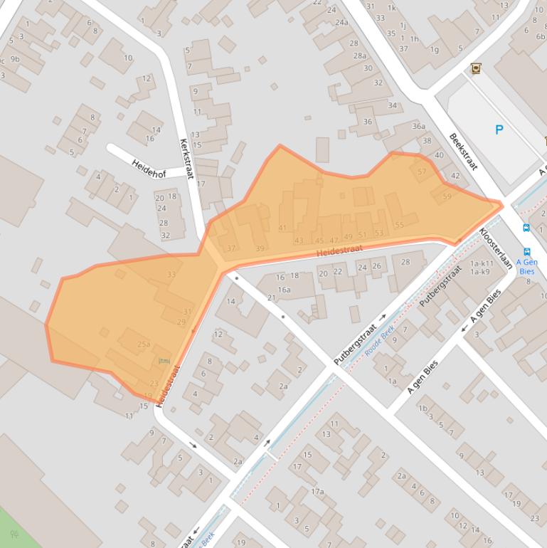 Kaart van postcodegebied 6451CX.