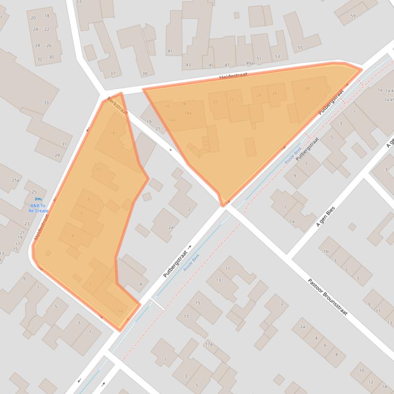 Kaart van postcodegebied 6451CZ.