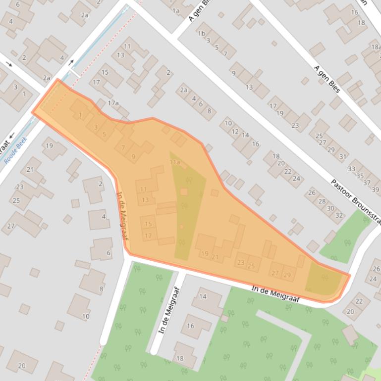 Kaart van postcodegebied 6451DB.